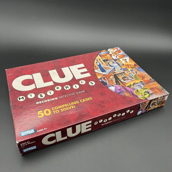 2005 Clue Mysteries Decoding Detective 50 Cases Board Game Parker Bros COMPLETE - Picture 15 of 16